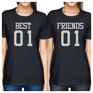 Best01 Friends05 BFF Matching Shirts Womens Best01 Friends05 Gifts