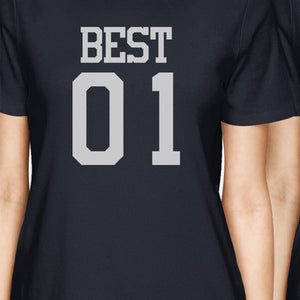 Best01 Friends05 BFF Matching Shirts Womens Best01 Friends05 Gifts