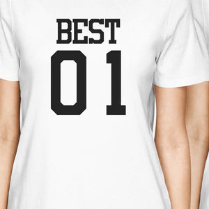 Best01 Friends02 BFF Matching Shirts Womens Best01 Friends02 Gifts