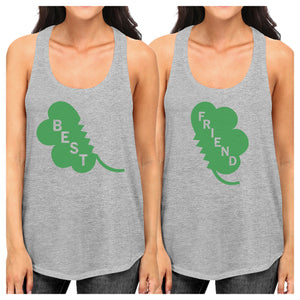 Best Friend Clover Funny BFF Matching Tank Tops For St Patricks Day - 365INLOVE