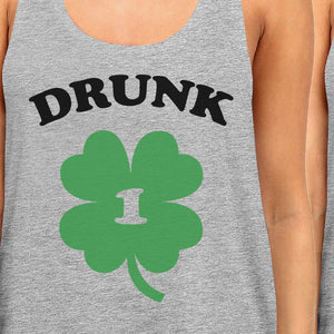 Drunk1 Drunk2 Best Friend Matching Tanks Gifts For St Patricks Day - 365INLOVE