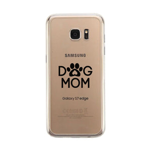 Dog Mom Clear Phone Case Cute Graphic Phone Cover For Dog Lovers - 365INLOVE