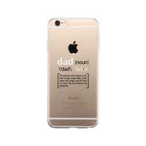 Dad Noun Clear Phone Case - 365INLOVE