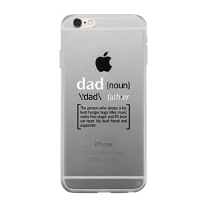 Dad Noun Clear Phone Case - 365INLOVE