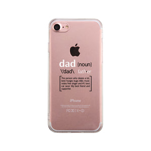 Dad Noun Clear Phone Case - 365INLOVE