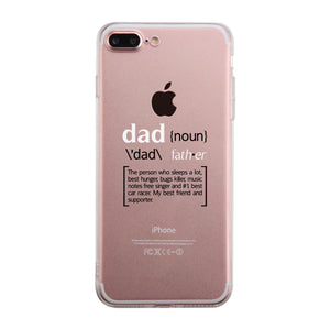 Dad Noun Clear Phone Case - 365INLOVE