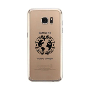 World Best Dad Clear Phone Case - 365INLOVE