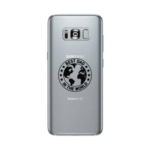 World Best Dad Clear Phone Case - 365INLOVE