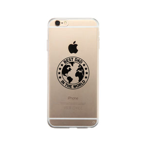 World Best Dad Clear Phone Case - 365INLOVE