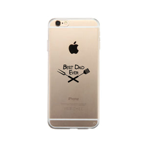 Best BBQ Dad Clear Phone Case - 365INLOVE