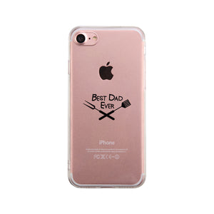 Best BBQ Dad Clear Phone Case - 365INLOVE