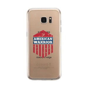 American Warrior Clear Phone Case - 365INLOVE