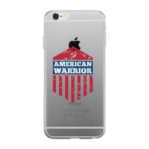 American Warrior Clear Phone Case - 365INLOVE