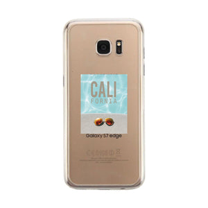 California Pool Sunglass Clear Phone Case - 365INLOVE