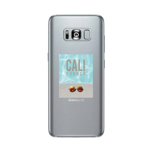 California Pool Sunglass Clear Phone Case - 365INLOVE