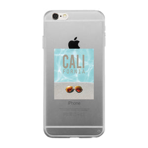 California Pool Sunglass Clear Phone Case - 365INLOVE