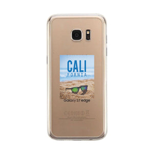 California Beach Sunglass Clear Phone Case - 365INLOVE