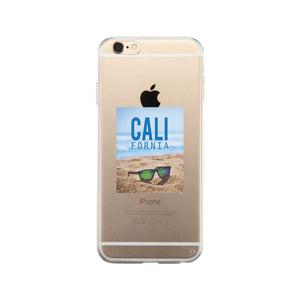 California Beach Sunglass Clear Phone Case - 365INLOVE