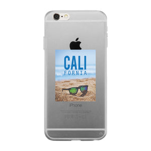 California Beach Sunglass Clear Phone Case - 365INLOVE