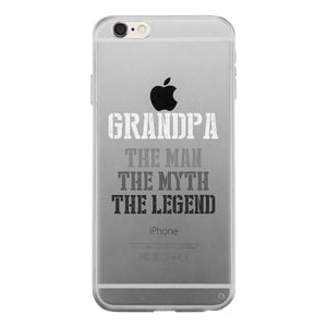 Legend Grandpa Clear Case Funny Fathers Day Gifts Grandpa Birthday