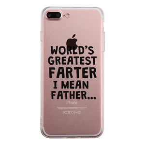 Farter I Mean Father Clear Case Hilarious Dads Gift For Fathers Day