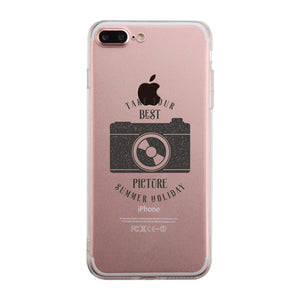 Take Your Best Picture Summer Holiday Clear Phone Case