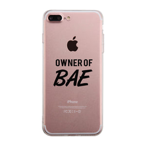 Owner Of Bae-Right Clear Phone Case