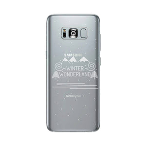 Winter Wonderland Clear Phone Case