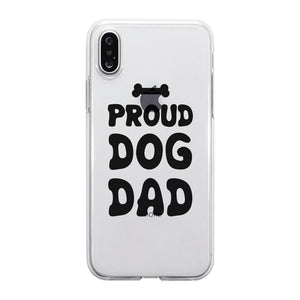 Proud Dog Dad Clear Case