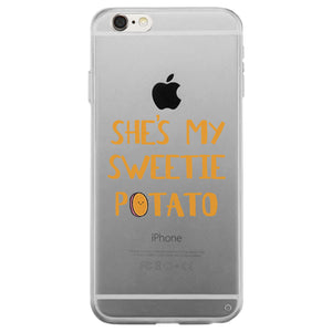 She's My Sweetie Potato & Yaaas I yam Couples Matching Phone Case