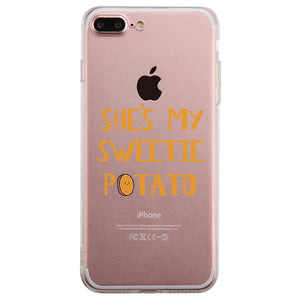 She's My Sweetie Potato & Yaaas I yam Couples Matching Phone Case