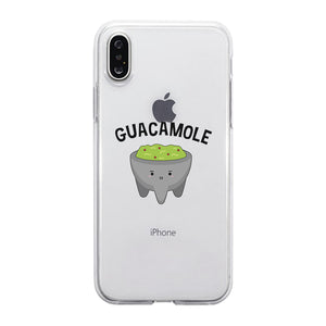 Chips & Guacamole Matching Phone Cases Transparent Best Friend Gift