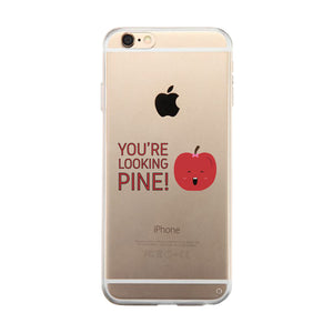 You're Ador-Apple & Looking Pine Matching Clear Phone Case