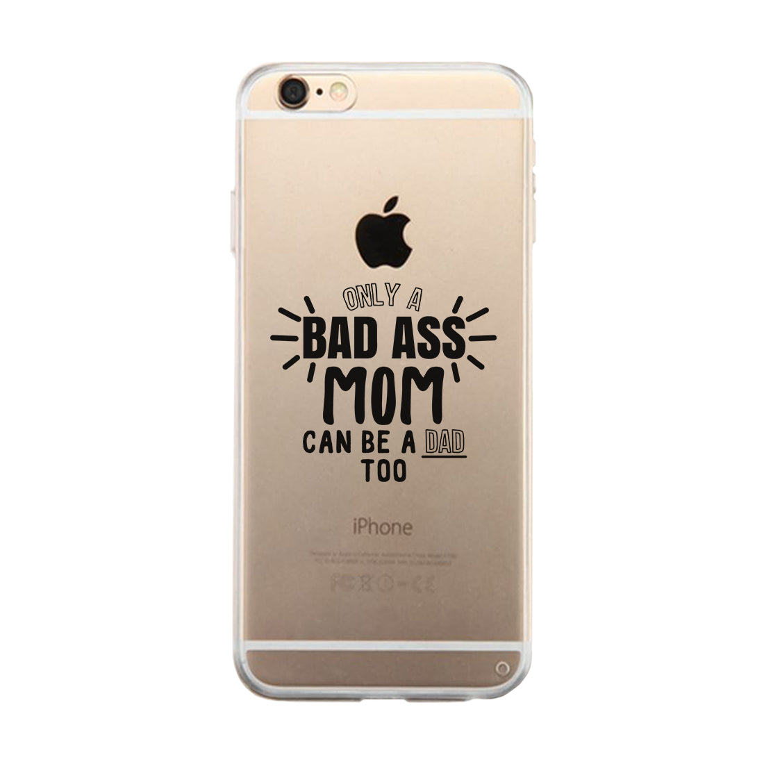 Bad Ass Mom Is Dad Clear Phone Case Mom Birthday Gift Ideas - 365 IN LOVE Bad Ass Mom Is Dad Clear Phone Case Mom Birthday Gift Ideas - 365 IN LOVE