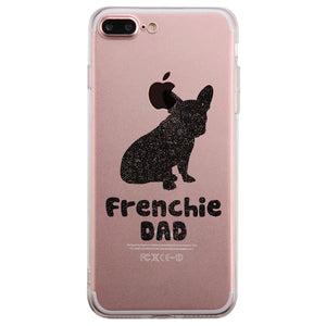 French Bulldog Dad Clear Case Adorable Fun Father's Day Celebration