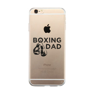 Boxing Dad Clear Case Cool Fun Rad Fathers Day Celebration Dad Gift