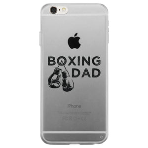 Boxing Dad Clear Case Cool Fun Rad Fathers Day Celebration Dad Gift