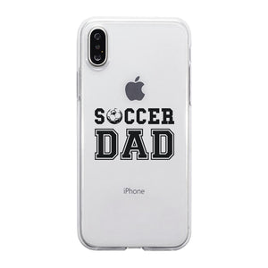 Soccer Dad Clear Case Passionate Committed Fun Fathers Day Dad Gift