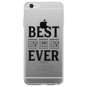 Best Dad Ever Guitar Chord Clear Case Creative Blessed Fathers Day