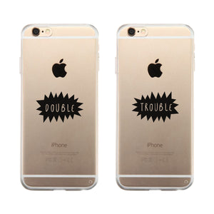 Double Trouble - Clear Phone Case