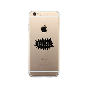 Double Trouble - Clear Phone Case