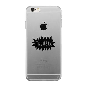 Double Trouble - Clear Phone Case