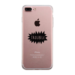 Double Trouble - Clear Phone Case