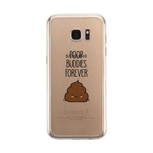 Poop Buddies Clear Phone Case