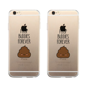 Poop Buddies Clear Phone Case