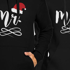 Mr And Mrs Christmas Hat Couple Hoodies Cute Christmas Gifts Ideas - 365INLOVE