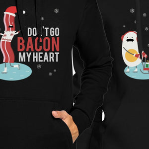 Bacon And Egg Winter Version Couple Hoodies Cute Holiday Gift Ideas - 365INLOVE