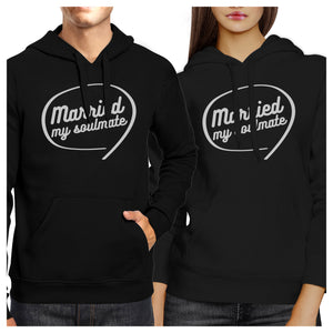 Married My Soulmate Matching Couple Black Hoodie