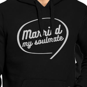 Married My Soulmate Matching Couple Black Hoodie