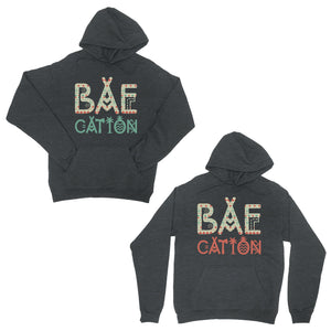 BAEcation Vacation Dark Grey Matching Hoodies For Valentine's Day